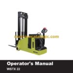 Clark WSTX22 Staker Operators Manual (OM-735)