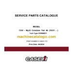 Case 7250 Tier 4B My22 Combine Service Parts Catalogue
