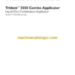 Case Trident 5550 Combo Applicator Liquid-Dry Combination Applicator Operator Manual