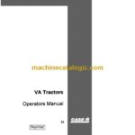 Case VA Tractors Operator Manual
