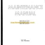 Clark C20B-1-296, C20P-1-366, C25B-1-296 thru Lot 617 Maintenance Manual (B79)