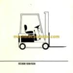 Clark EC500 S30, S35 Forklift Operators Manual (OM-595)