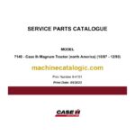 Case 7140 Magnum Tractor Service Parts Catalogue