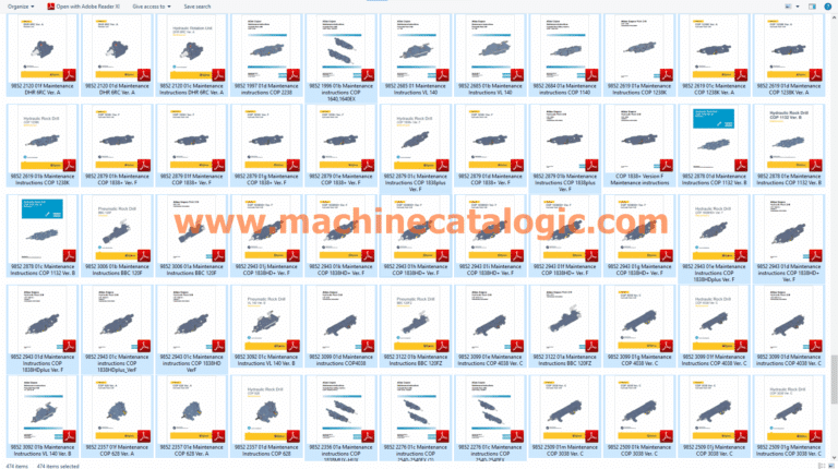 Epiroc & Atlas Copco Hydraulic Rock Drills Installation Instruction and Maintenance Manual