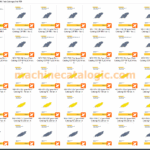 Epiroc & Atlas Copco Hydraulic Rock Drills Parts Catalogue Full PDF 2025