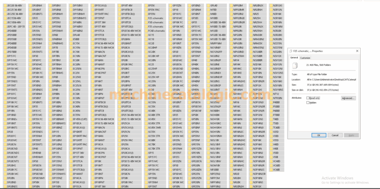 Caterpillar Forklift Service Manual PDF Collection (37.6 GB)