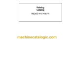 Liebherr R9200 Mining Excavator Parts Catalog (410 40014)
