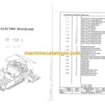 Dynapac Demag DF110C Paving Full Schematics Diagrams (Electrical and Hydraulic)