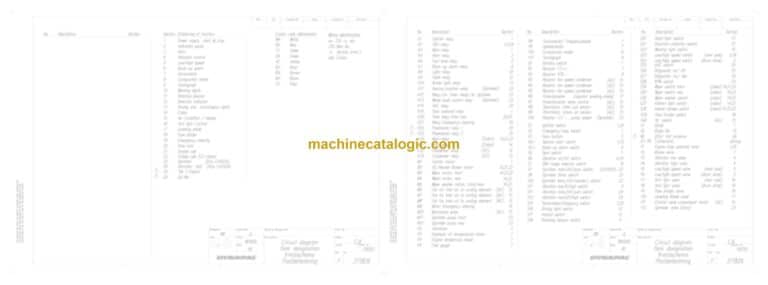 Dynapac CA362D Compaction Full Schematics Diagrams (Electrical and Hydraulic)