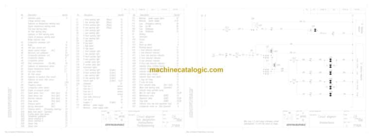 Dynapac CA5500D Compaction Full Schematics Diagrams (Electrical and Hydraulic)