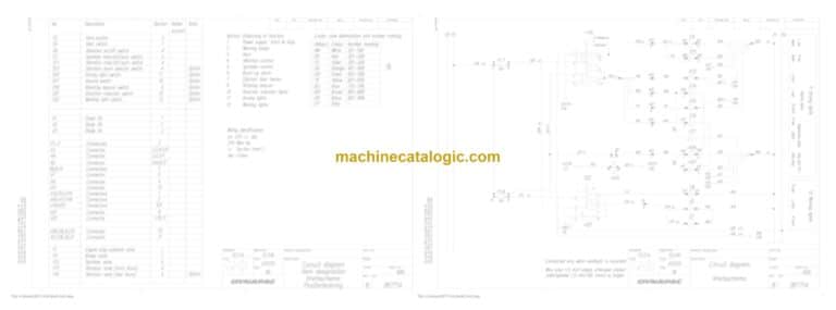 Dynapac CC5200 Compaction Full Schematics Diagrams (Electrical and Hydraulic)