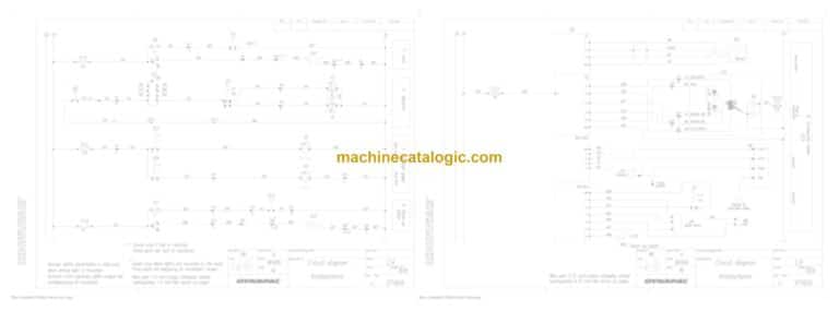Dynapac CA5500PD Compaction Full Schematics Diagrams (Electrical and Hydraulic)