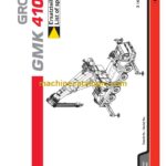 Grove GMK4100 Crane Parts Catalog