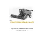John Deere CTS II Combine with 900 Series Platform Parts Catalog (PC2752)