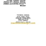 John Deere Z910A, Z920A, Z925A, Z925A EFI, Z930A, Z950A, Z960A, Z970A Ztrak Mowers Technical Manual (TM109119)