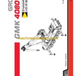 Grove GMK4080-1 Crane Parts Catalog
