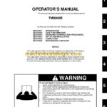 Grove TMS800E Crane Operators Manual