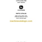 John Deere LX172, LX173, LX176, LX178, LX186, LX188 Lawn Tractors Parts Catalog (PC2317)