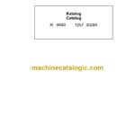 Liebherr R9400 Mining Excavator Parts Catalog (1257 30294)