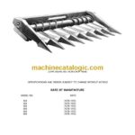 John Deere 853 Row-Crop Head Parts Catalog (PC1747)