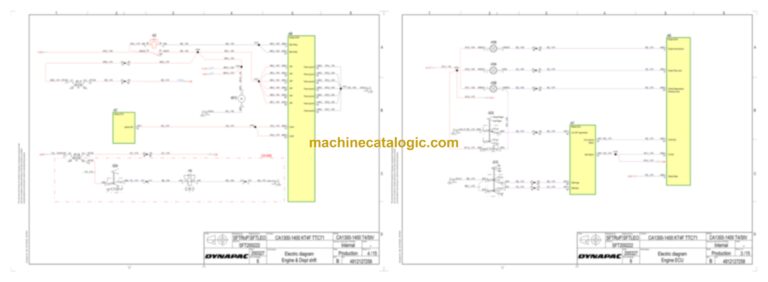 Dynapac CA512D Compaction Full Schematics Diagrams (Electrical and Hydraulic)