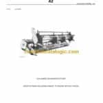John Deere 218 Draper Platform Parts Catalog (PC1664)