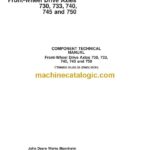 John Deere 730, 733, 740, 745, 750 Front-Wheel Drive Axles Component Technical Manual (CTM4820)