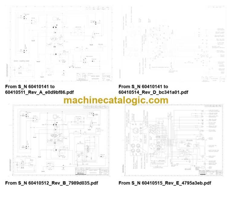 Dynapac CA141D Compaction Full Schematics Diagrams (Electrical and Hydraulic)