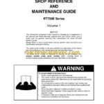 Grove RT700E Series Crane Shop Reference and Maintenance Guide