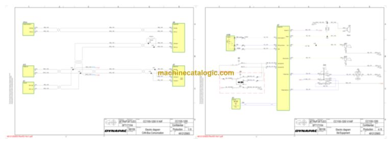 Dynapac CC1000 Plus Compaction Full Schematics Diagrams (Electrical and Hydraulic)