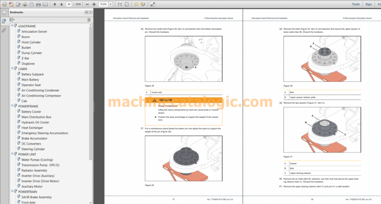 epiroc Removal & Installation Instructions, Assembly/Disassembly Guides, Component Replacement Procedures