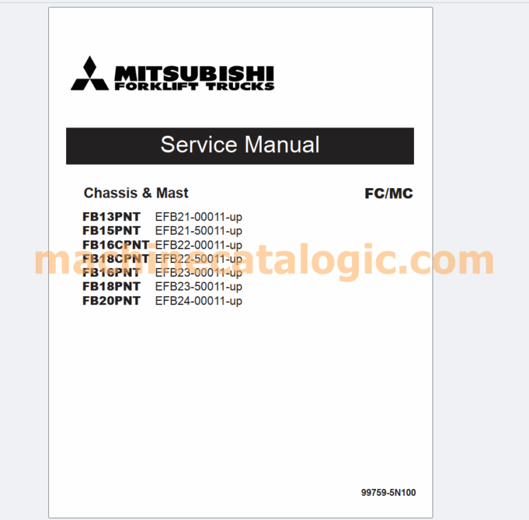 Mitsubishi Maintenance Manual