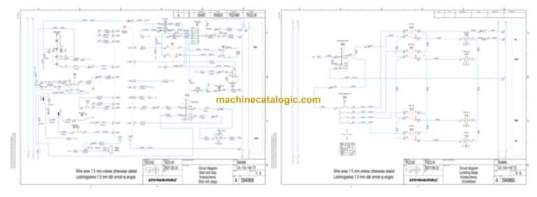 Dynapac CA144PDB Compaction Full Schematics Diagrams (Electrical and Hydraulic)