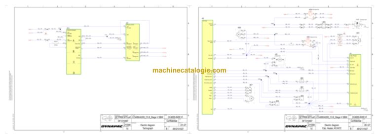 Dynapac CO4000 VI Compaction Full Schematics Diagrams (Electrical and Hydraulic)