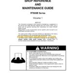 Grove RT600E Series Crane Shop Reference and Maintenance Guide
