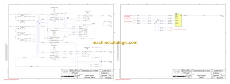 Dynapac CO6200 VI Compaction Full Schematics Diagrams (Electrical and Hydraulic)