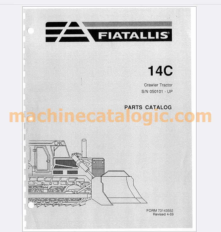Fiat-Allis 14C service manual