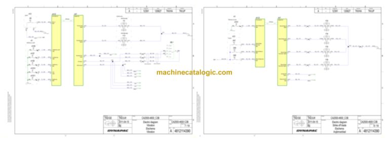 Dynapac CA702D Compaction Full Schematics Diagrams (Electrical and Hydraulic)