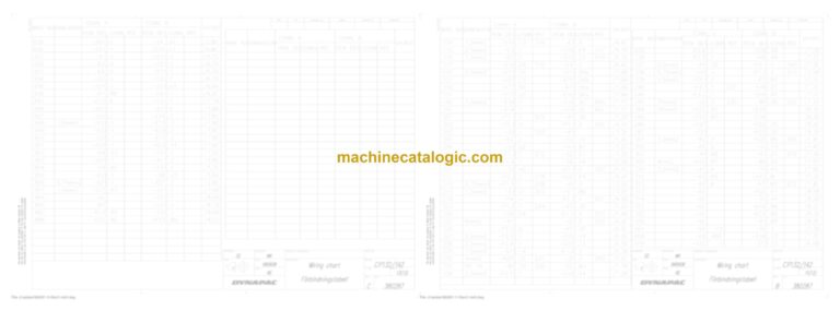 Dynapac CP224W Compaction Full Schematics Diagrams (Electrical and Hydraulic)