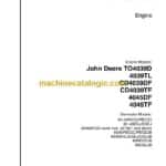 John Deere TO4039D, 4039TL, CD4039DF, CD4039TF, 4045DF, 4045TF Service Parts Manual (TP-5434)