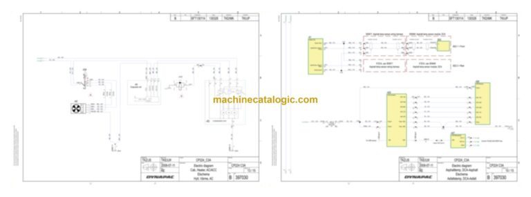 Dynapac CP274 Compaction Full Schematics Diagrams (Electrical and Hydraulic)