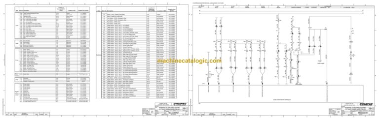 Dynapac D30T Paving Electrical Schematics Diagrams