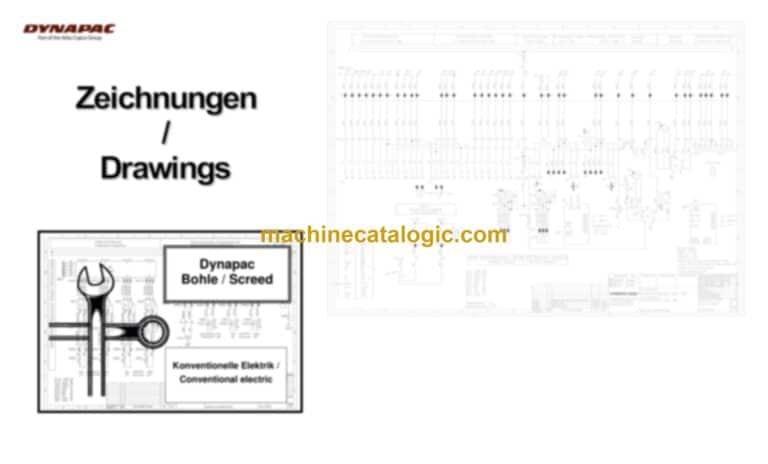 Dynapac VB340V Paving Electrical Schematics Diagrams