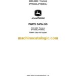 John Deere 5303, 5403 Tractors (PY5303L,PY5403L) Parts Catalog (PC4481)