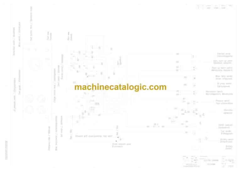 Dynapac CA121D Compaction Full Schematics Diagrams (Electrical and Hydraulic)