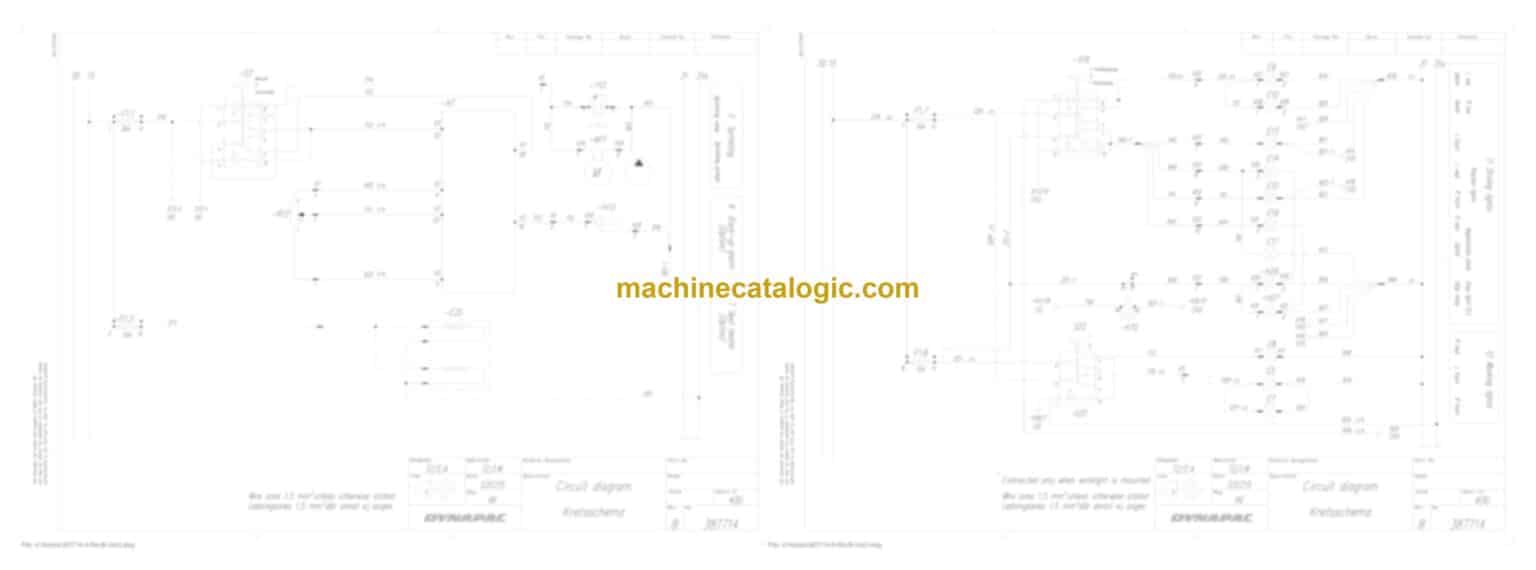Dynapac CC900G Plus Compaction Full Schematics Diagrams (Electrical and ...