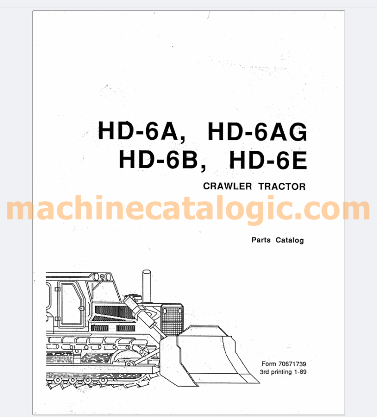 HD-6A Service Manual