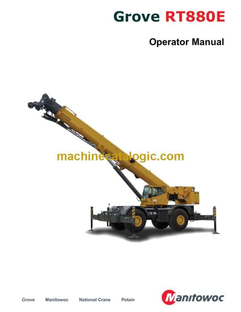 Grove RT880E Crane Operator Manual