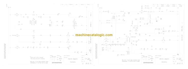 Dynapac CA250D (BR ver.) Compaction Full Schematics Diagrams (Electrical and Hydraulic)