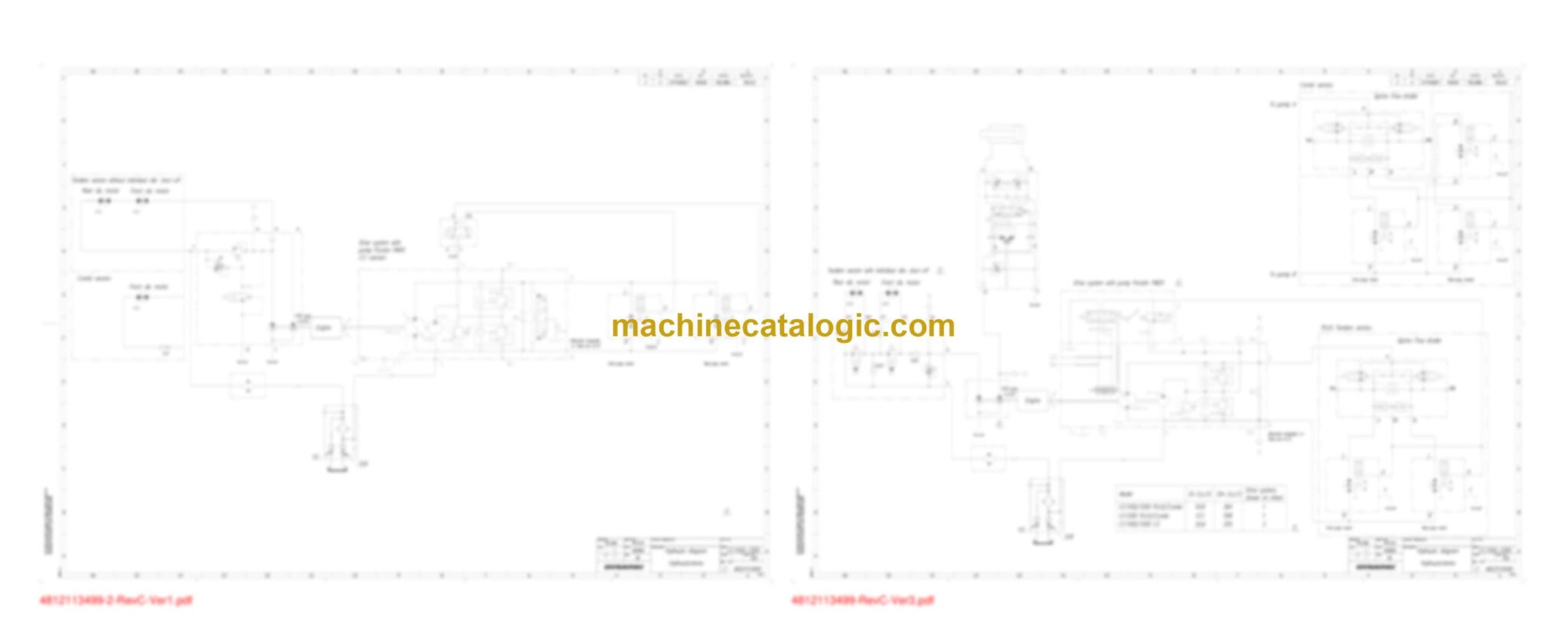Dynapac CC1250 Compaction Full Schematics Diagrams (Electrical and ...